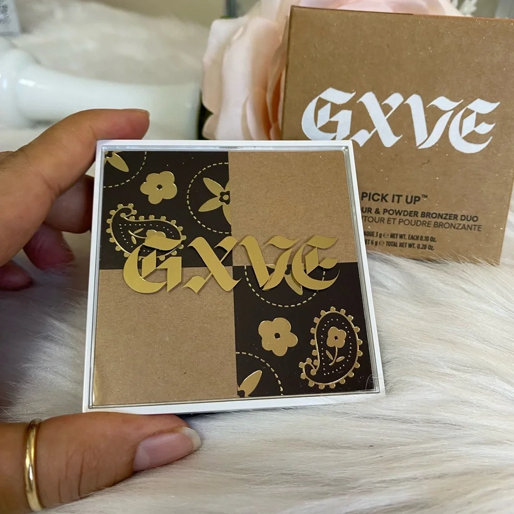 GXVE Pick It Up Cream Contour & Powder Bronzer Heatin' Up Full Size .20 oz